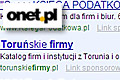Link sponsorowany w Onet.pl